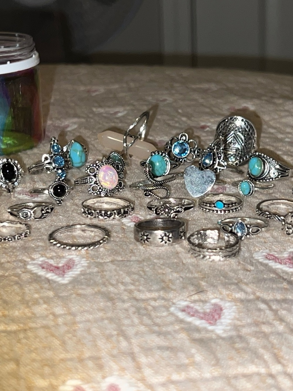 Set of Costume Jewelry Rings